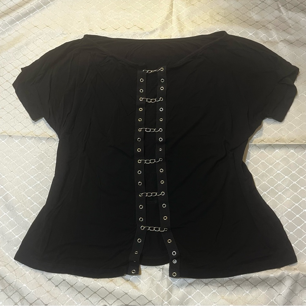 Guns N' Roses Black Multicoloured Graphic Band Tee Rock Shirt Y2K - Picture 4 of 5